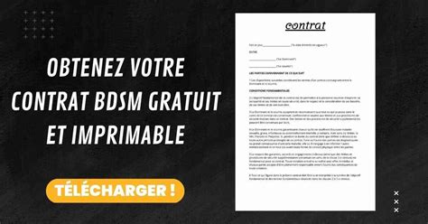 exemple contrat bdsm contrat bdsm definition regles contexte