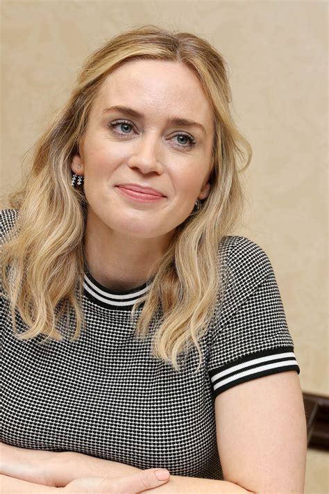 Emily Blunt - "A Quiet Place" Press Conference in Austin • CelebMafia