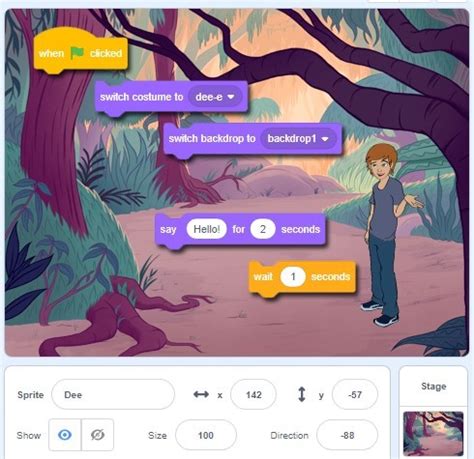 Tell your own story with Scratch! An activity to try at home during ...