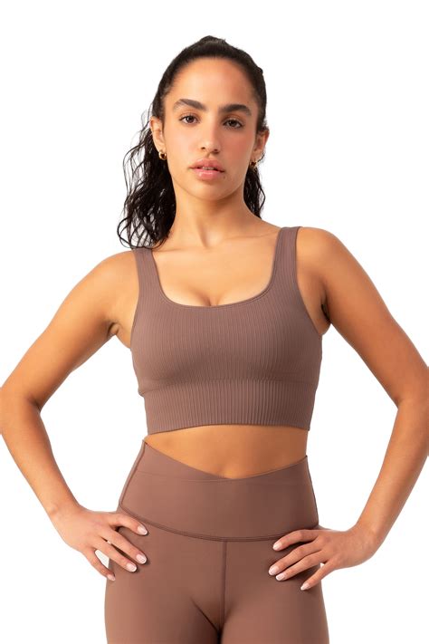 LYRA LONG LINE RIBBED BRA – Climawear
