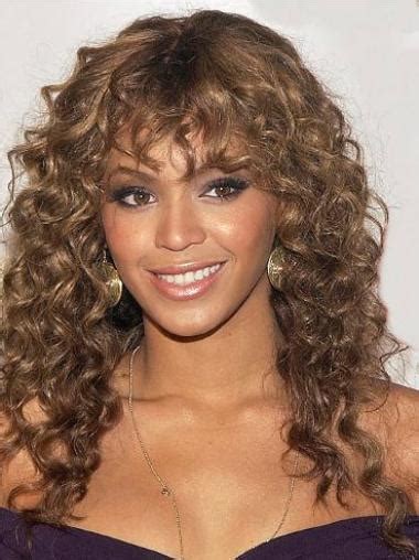 New Auburn Curly Long Beyonce Wigs, Sleek Wig Fashion Syn Beyonce Wig 613