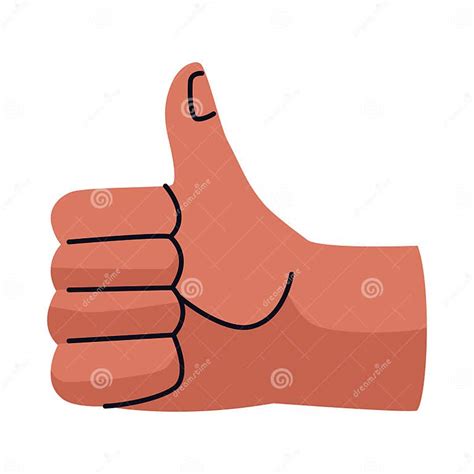 hand human  stock vector illustration  isolated