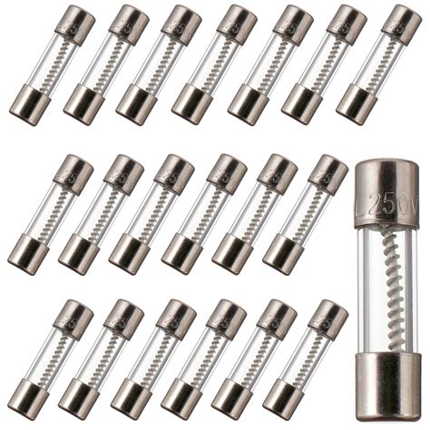 BOJACK T0.5AL250V 5x20mm 0.5A 250V Slow Blow Fuses 0.5 Amp 250 Volt 0.2