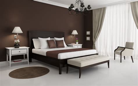 deco pour chambre marron visuel