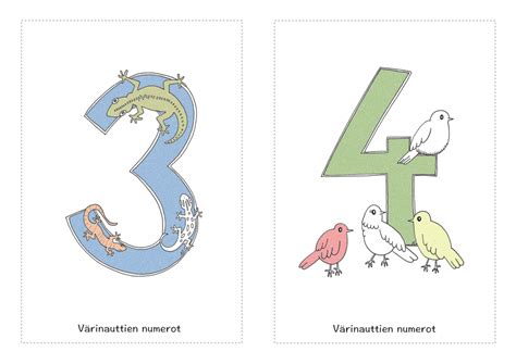 Numerot - Värinautit