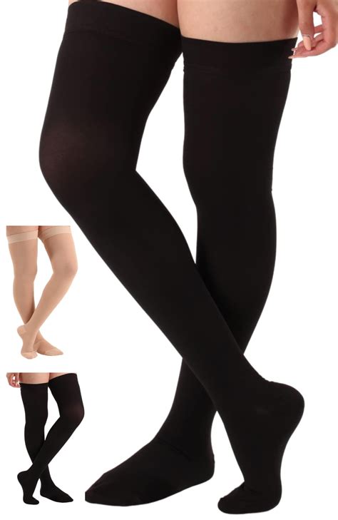 Walmart Plus Size XXL Compression Thigh High Stockings for Women & Men