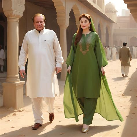 Nawaz Sharif & Maryam Nawaz created by Ai Generated