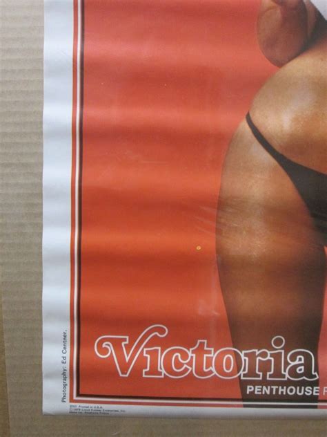 Victoria Johnson penthouse pet of the year Vintage Hot Girl Poster 1979