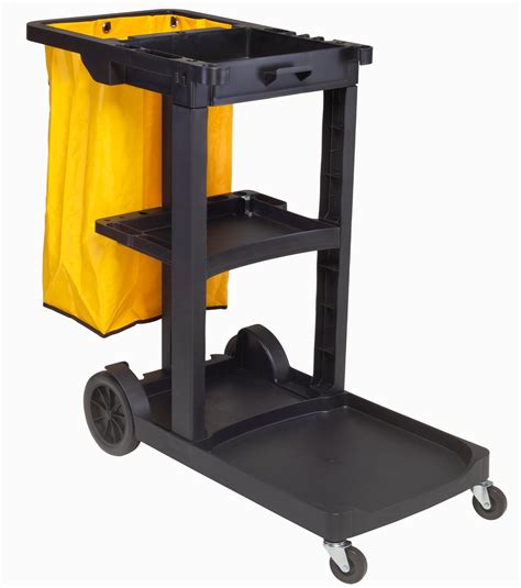 Carro de Limpeza Multifuncional Basic Black Perfect Pro | MadeiraMadeira