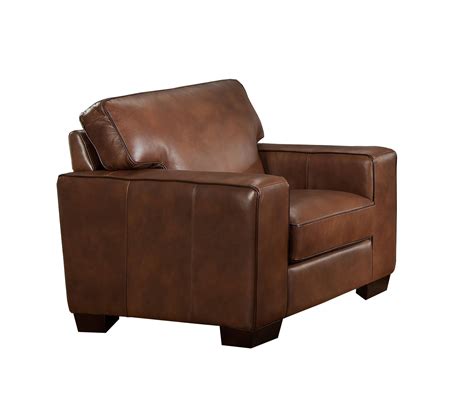 full grain leather chair