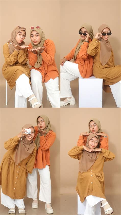 referensi foto berdua studio poses bff photoshoot poses bff poses