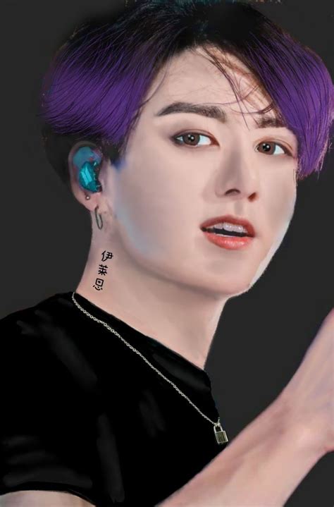 jungkook fan art 💜 | Fan art, Jungkook, Kpop