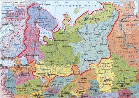 Какими морями омывается территория Европейского Севера? - Школьные ...