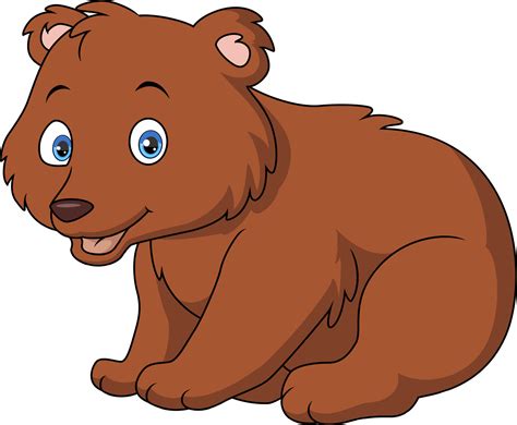 cute  bear cartoon  white background  vector art