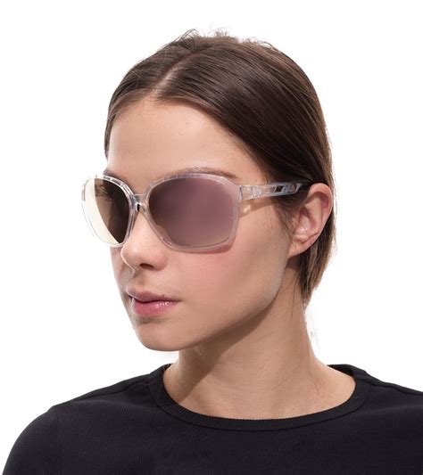 adidas Sport Damen Sonnen-Brille mit verspiegelten Kupfer/Braunen