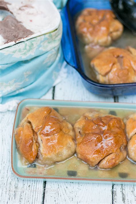 Easy Peach Dumplings
