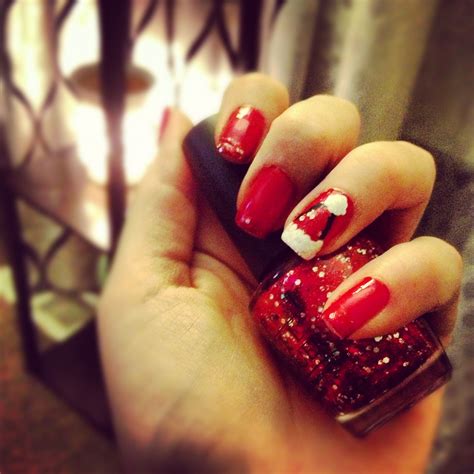 xmas nail art for short nails 6