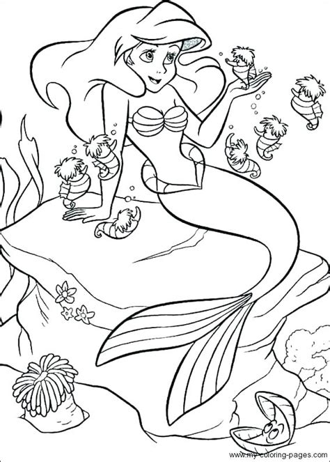 Mermaid Coloring Pages Games at GetDrawings | Free download