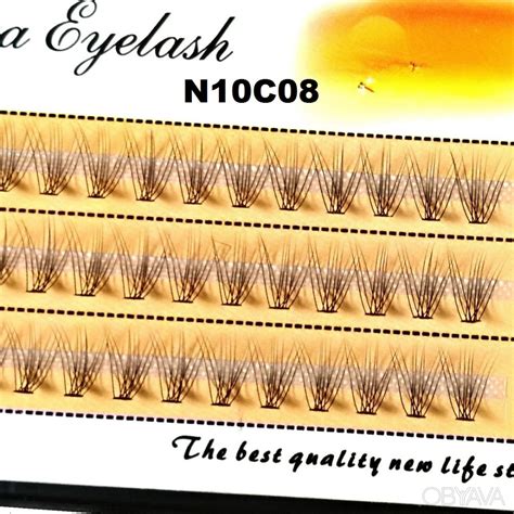 ᐈ Ресницы Nesura Eyelash 10D, 9 мм, изгиб C, 0, 10, 60 пучков Несура ...