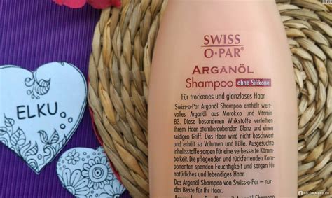 Шампунь Swiss-O-Par Arganöl (с аргановым маслом) - «Шампунь Swiss-o-Par ...