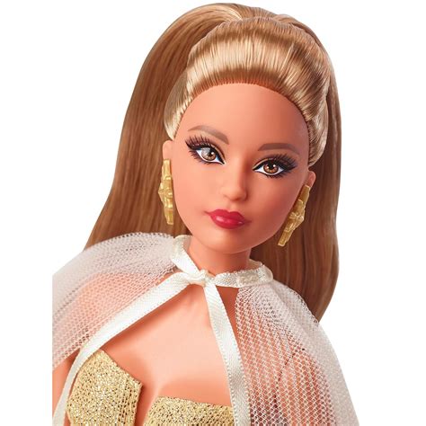 Кукла Барби Холидей - Праздник 2023 (золотистые) (Barbie 2023 Holiday ...