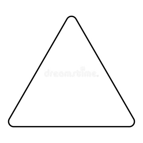 rounded triangle stock illustrations  rounded triangle stock
