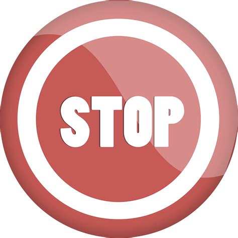 Stop - Free vector clipart images on creazilla.com