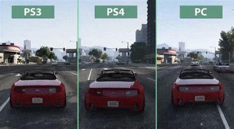Сравнение графики Grand Theft Auto 5 на PC, PlayStation 3 и 4
