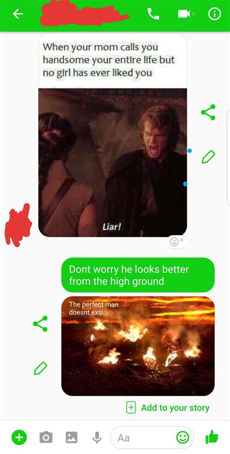 A white chick in one of my group chats reposted a shitty prequel meme