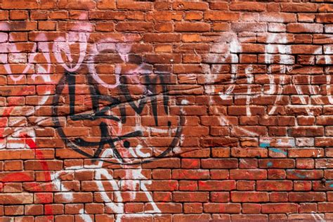 Graffiti Brick Wall Mural