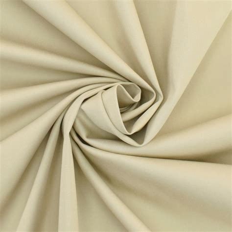 tissu satin de coton stretch uni beige tissus hemmers