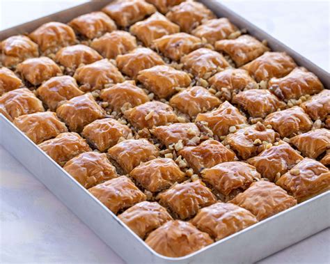 traditional greek baklava recipe  walnuts baker recipes