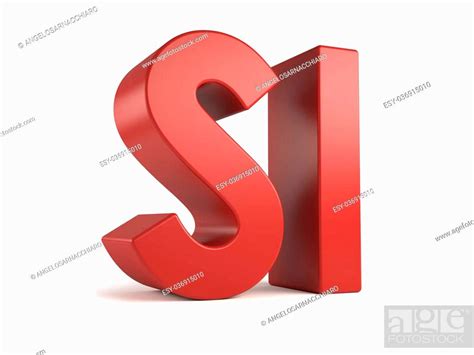 red color isolated  white background stock photo