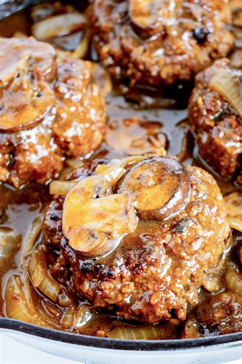 SALISBURY HAMBURGER STEAK RECIPE + WonkyWonderful