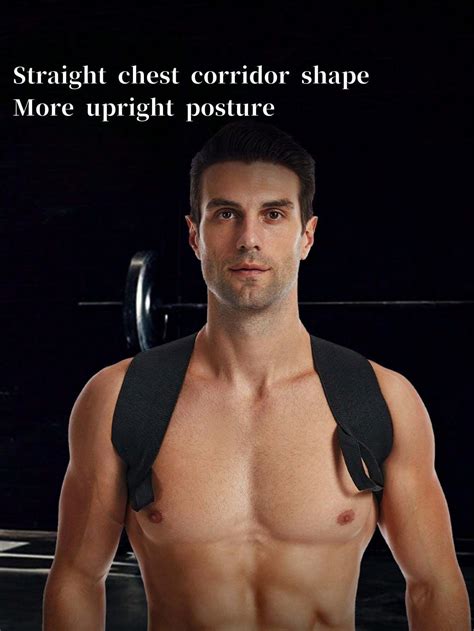 Open Back Adjustable Clavicle Brace, Posture Corrector For Shoulder