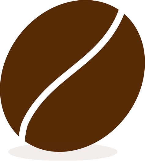 Hand drawing Brown coffee bean , Transparent background. 10789895 PNG