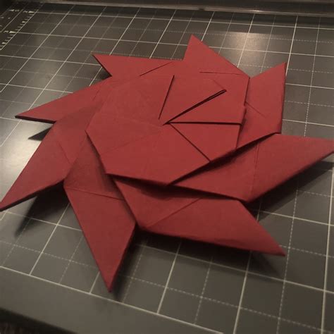 how to make paper throwing stars 6