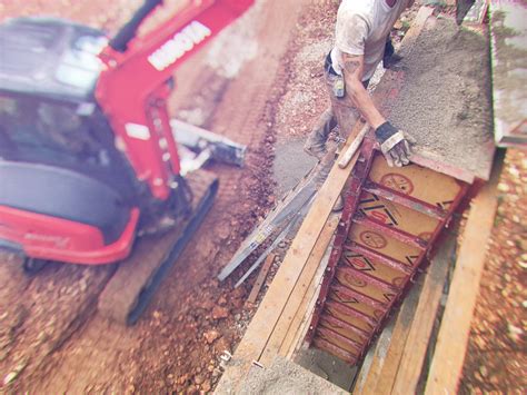 concrete design school studio built  rammed earth concrete wood