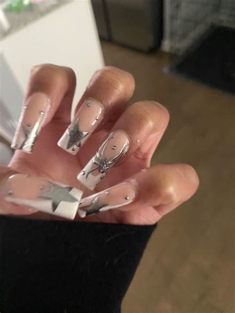 Y2k nails | Arylic nails, Cute acrylic nails, Fail nails