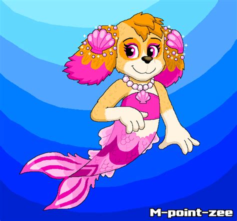 Merpup Skye (Movie Style) by Splashdrawer2000 on DeviantArt