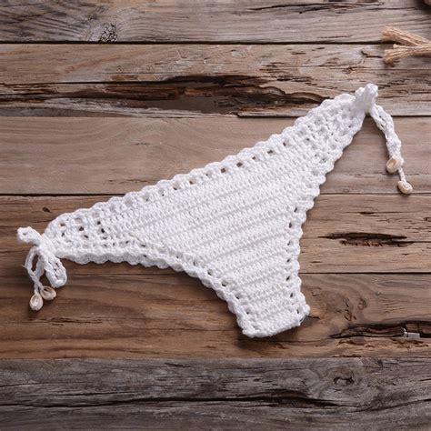 Women Sexy Solid ColorKnitted Close Fitting Underwear Bikini Wrap Cover