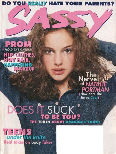 Sassy, March 1996, with Natalie Portman | Proyectos de fotografía
