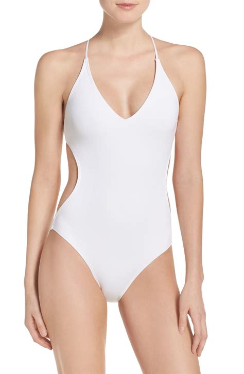 Main Image - Vince Camuto Plunge One-Piece Swimsuit Plunging One Piece