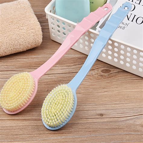 Мягкий скребок для тела с длинной ручкой | AliExpress