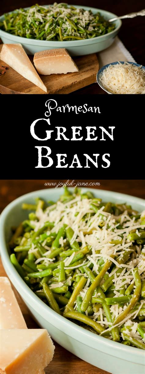 Parmesan Green Beans - Joyful Jane