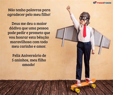 Feliz Aniversario Meu Filho 5 Anos - Mensagens de Aniversário para Filho de 5 anos