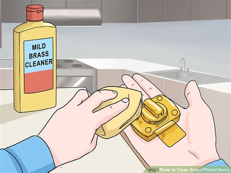 how to clean brass plated