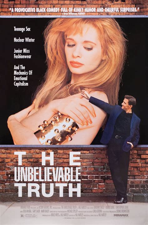 The Unbelievable Truth Original 1990 U.S. One Sheet Movie Poster ...