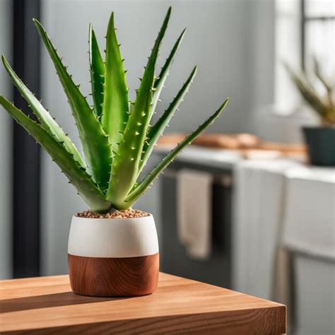 Aloe Vera Plant In A Pot - Premium Photo | Aloe vera plant in pot and plant in flowerpot