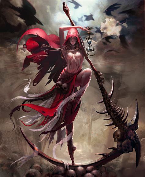 Reaper girl: Original fantasy character [digital... (25 May 2018